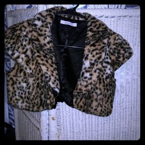 Leopard Faux Fur Vest